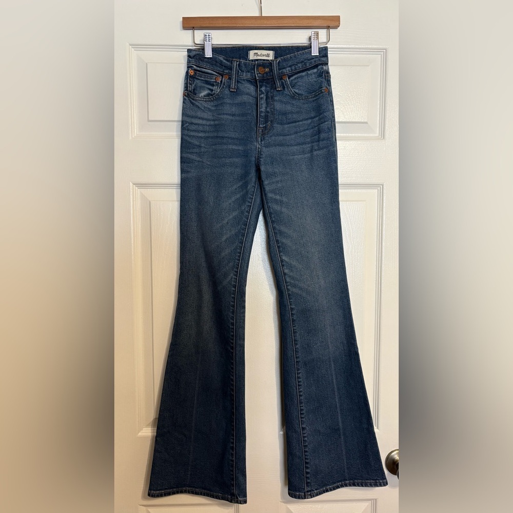 NWOT Madewell Flea Market Flare Jeans 24 Short 31” Inseam - Picture 5 of 9